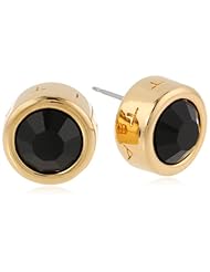 T Tahari Signature Jet Stud Earrings