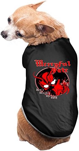 Mercyful Fate Speed Metal Black Dog Apparel Adorable Dog Outfit
