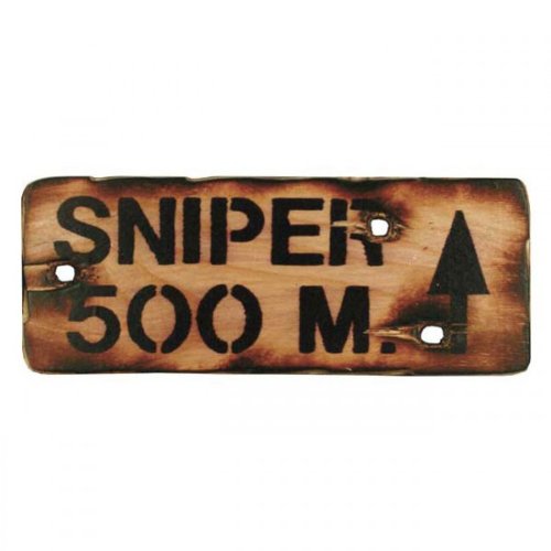 Kids Army Wooden Wall Sign Sniper 500m 41KpAem5uhL Kids Army Wooden Wall Sign Sniper 500m