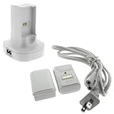 GTMax Charging Station for Dual Xbox 360 Wireless Controller Batteries