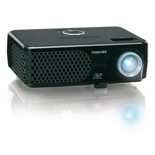 Toshiba TDP SP 1 DLP Projektor (Kontrast 2000:1, 2200 ANSI Lumen) schwarz