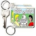 Rich Diesslins Funny KNOTS Scouting Cartoons - Scouts are Attracted to Fun - Orienteering - Key Chains