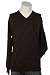 Tasso Elba Brown Diamond / Harlequin V-Neck Sweater