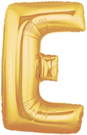 Megaloon Letter E Gold 40"