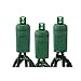 LED Holiday Light String Set, 100 Green L.E.D. Light Bulbs, Energy Efficient 8.5 Watts Total
