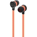 iLuv NEONGLOWOR Neon Glow Earphones for Smartphones, Orange