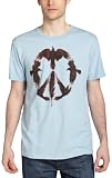 Lucky Brand Men's Peace Ravens Tee,Summer Lake,Medium