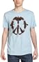 Lucky Brand Men's Peace Ravens Tee,Summer Lake,Medium