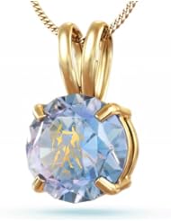 14kt Gold Gemini Charm for Women - Zodiac Necklace Inscribed in 24kt Gold on Opal Cubic Zirconia CZ Pendant - Horoscope Jewelry - Cool Gift Ideas