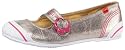 Kickers Womens Etna Canvas Mary Jane Shoe Gunmetal
