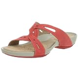  : Clarks Women's Firecracker Slide Sandal,Red,5.5 M