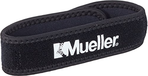 Mueller Jumper's Knee Strap, Black, One Size Fits Most, 1-Count Packages (Pack of 3)