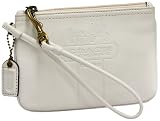 Coach White Leather Bleeker Wristlet 40885B4WT