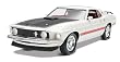 1/25 '69 Mustang Mach I Cobra Jet Plastic Model Kit