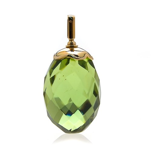 CHRISTMAS CARIBBEAN AMBER Certified Genuine Caribbean Amber and 14K Gold Faceted Royal Drop Pendant