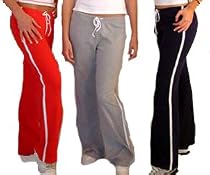 Ahtletic Pant Drawstring & Side Stripes