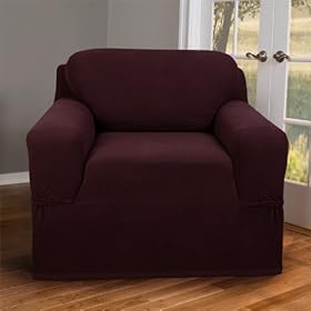  Stretch Pixel 1pc Chair - Wine