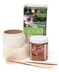 Moom Organic Hair Removal Kit, Tea Tree, 6-Ounce Package