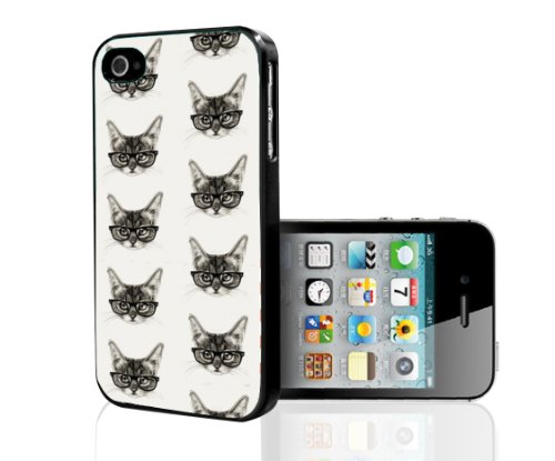 Fun Kitty in Sun Glasses Hard Snap on Phone Case (iPhone 5/5s)