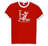 Harddog Factory Handball II Ringer-T-Shirt Rot M