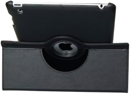 Premium Apple iPad 2 PU Leather Case with Detachable Keyboard and Swivel Stand