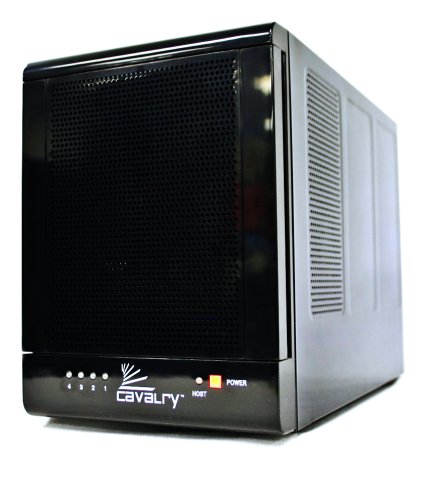 Cavalry Storage CADA-SA4 Series 4 TB eSATA 4-bay RAID Personal Disk Array CADA004SA4