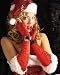 Miss Santa Sexy Gloves Adult Christmas Costume AccessoryXFO14