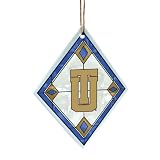 NCAA Tulsa Golden Hurricane Art Glass Ornament