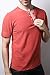 Converse by John Varvatos - Men's Reverse Pique S/S Henley (Tandori Spice)