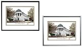 American University Framed Undergrad Lithograph