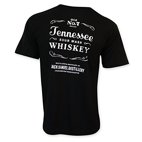 Jack Daniels Men's Daniel's Distillery Short Sleeve T-Shirt Black Large