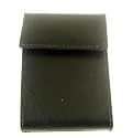 Soft Black Leather Credit Card Holder - Has 18 Credit Card Slots