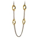 Skagen Denmark Womens Jewelry Gold Open Necklace #JNG0001