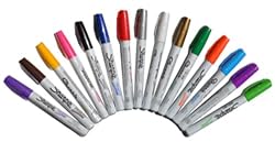 Sharpie Paint Marker Fine Point Oil Based All 15 Color Set