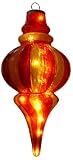 Barcana 20-Inch Illuminated Fiberglass Top Red and Gold.
