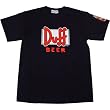 Simpsons Duff Beer Logo Mens T-Shirt (Black)