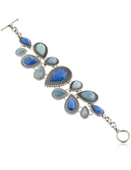 Lucky Brand "Jan14 Lotus Caseline" Drama Flex Bracelet, 7.63"