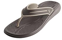 BackJoy StandRight Women's Posture Sandals, Chocolate/Tan, 5
