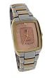 Q&Q #6163-402Y Men's Two Tone Square Casual Analog Watch