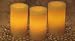 Set of 3 Flameless Scented Wax Candles (Vanilla)
