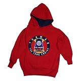 THOMAS THE TANK "CIRCLE LOGO" Embroidered Red Licensed Fleece Hoody