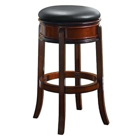 Boraam Magellan 24 Swivel Counter Stool in Brandy by Boraam