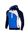 Zacoo Men Slim Pullover Hoodie Warm Fleeces Hooded Sweatshirt Outwear