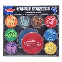 MELISSA & DOUG FAVORITE PETS STAMPERS