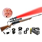 Orion Predator H30 Red or Green 273 yards Long Range Rechargeable Hog Coyote Fox Varmint Night Hunting Light Flashlight with Scope mount, Rail Mount, Barrel Mount, Remote Pressure Switch & Charger Kit