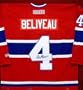 Jean Beliveau Signed Montreal Canadiens Red CCM Replica Jersey