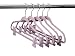 ULTRA-SLIM VELVET SUIT HANGERS W/PANT FINGER CLIPS - SET OF 5- LAVENDER