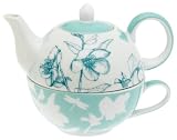 Yedi Houseware Classic Coffee and Tea Blue Blossom Tea For One Set