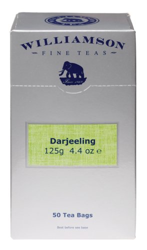 Williamson Teabags Darjeeling Tea, 50-count, Box (Pack of 6) by Darjeeling Teas