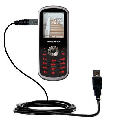 Classic Straight USB Cable for the Motorola WX290 with Power Hot Sync and Charge capabilities - uses Gomadic TipExchange Technology